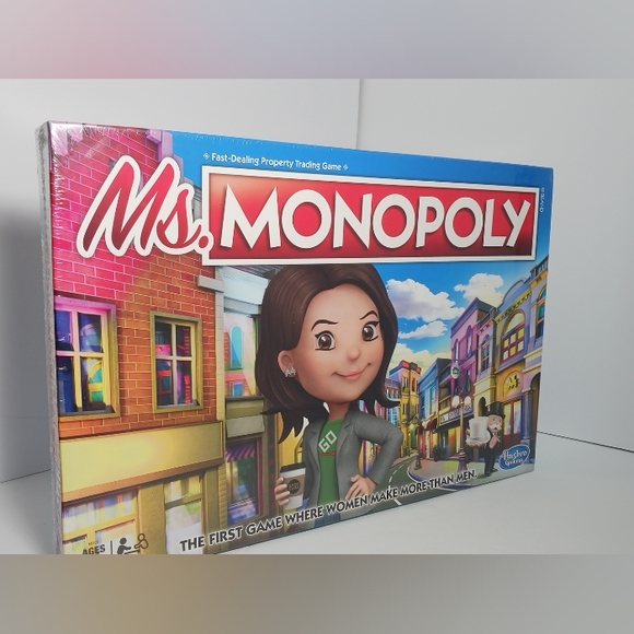 Ms. Monopoly Hasbro Board Game Family Games - Picture 1 of 3